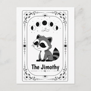Carte Postale Jimothy Raton Tarot Drôle Mignon Tendance Inspirat