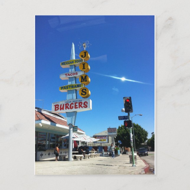 Carte Postale jim's burgers east los angeles photo de boue (Devant)
