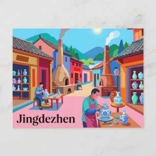 Carte Postale Jingdezhen, Chine