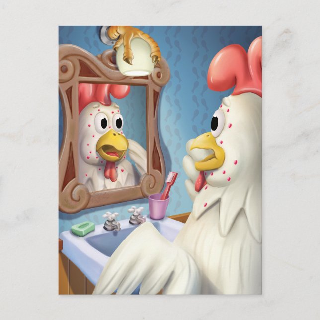 Carte postale Jingle Jingle Little Gnome Chickenpo (Devant)