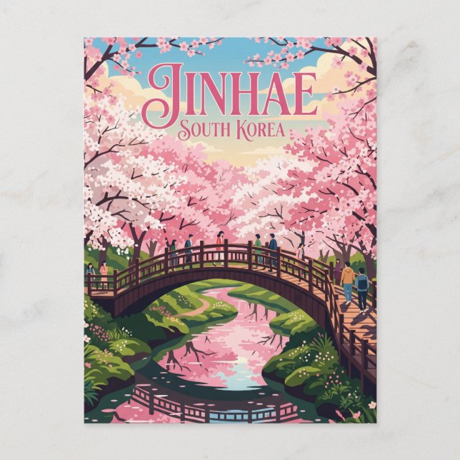 Carte Postale Jinhae District Corée du Sud (Devant)