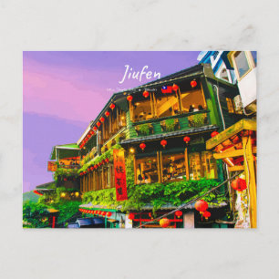 Carte Postale Jiufen, Taïwan - Ancienne Maison de Thé