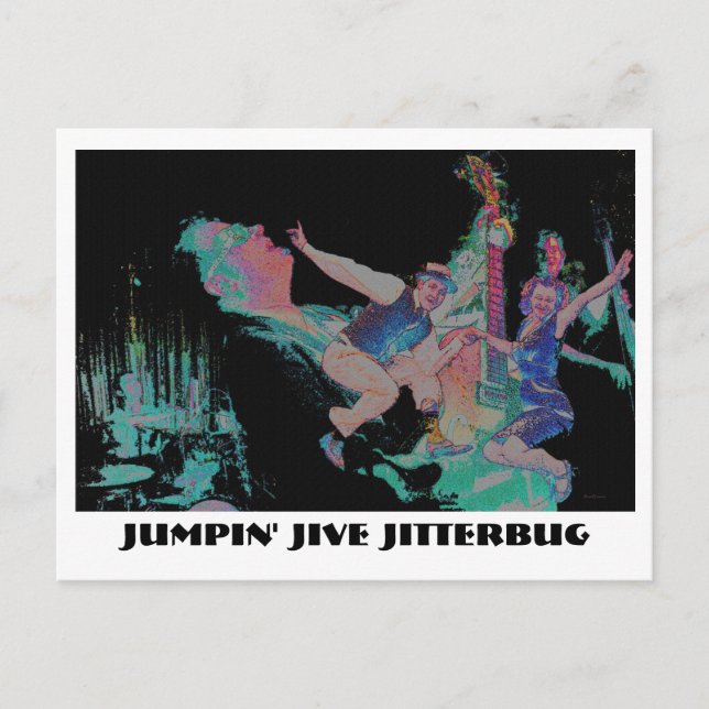 Carte postale Jive Jitterbug Jumpin (Devant)