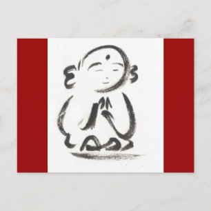 Carte postale Jizo Red