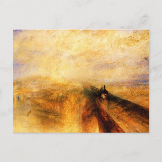 Carte postale JMW Turner Rain Steam and Speed (Devant)
