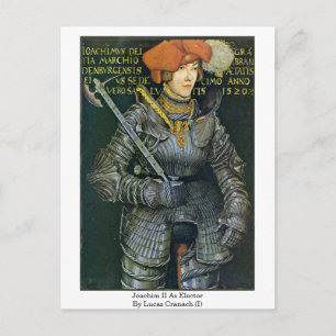 Carte Postale Joachim Ii Comme Électeur Par Lucas Cranach (I)