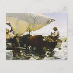 Carte Postale Joaquin Sorolla - Le retour de la pêche