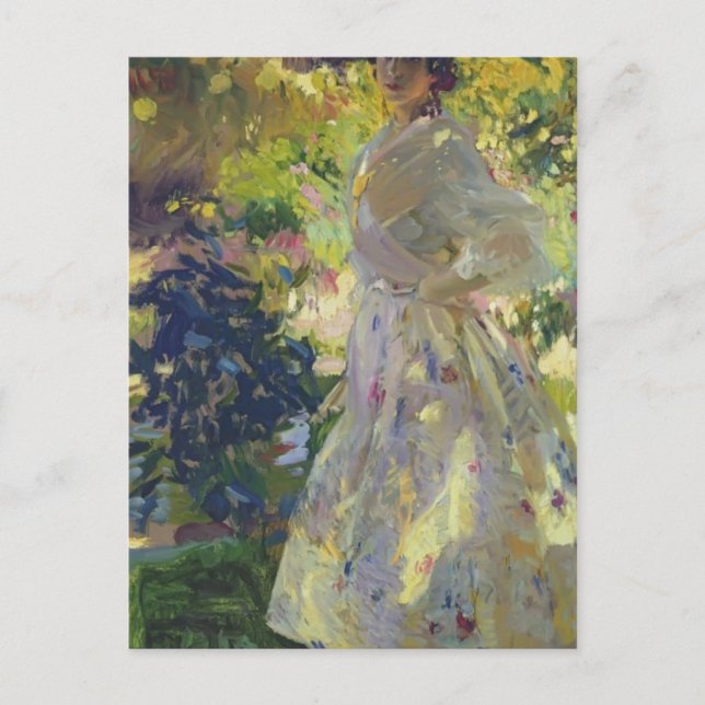 Carte Postale Joaquín Sorolla- Maria habillée en valencienne (Devant)