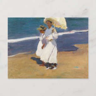 Carte Postale Joaquin Sorolla - Sur la plage