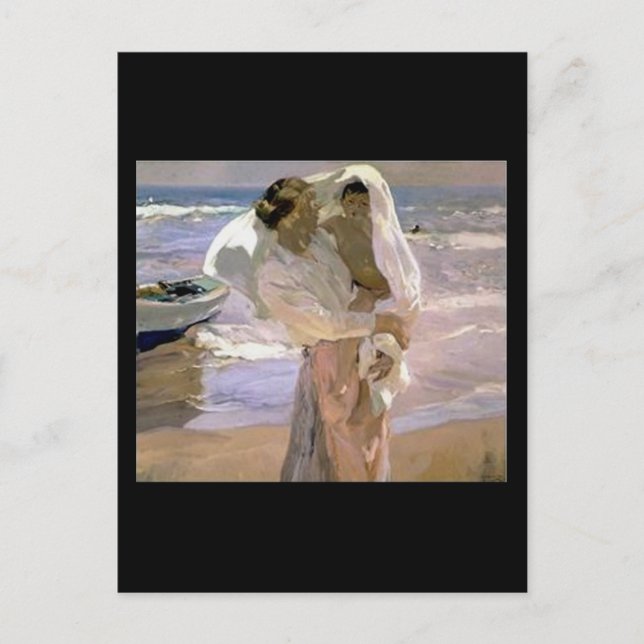 Carte Postale Joaquín Sorolla y Bastida après le bain (Devant)