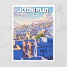 Jodhpur Inde Maisons bleues