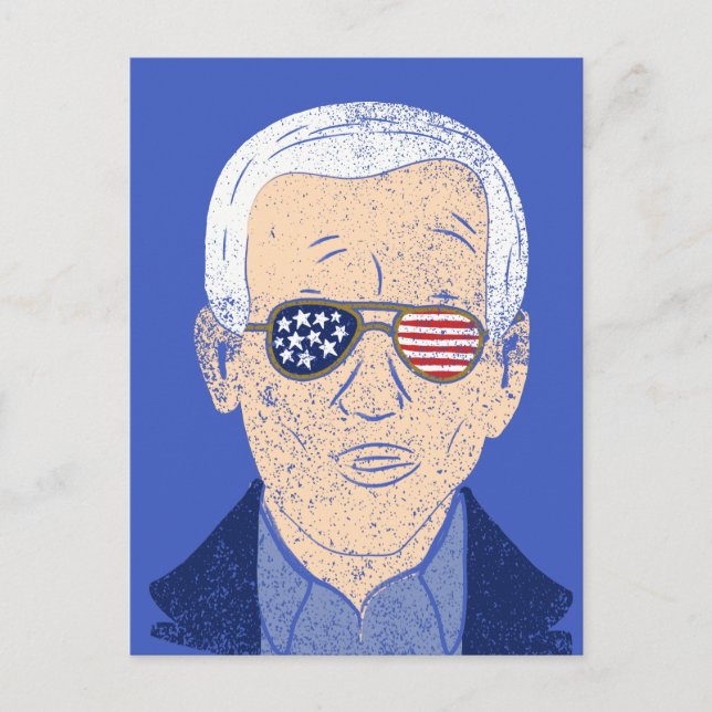 Carte Postale Joe Biden 2020 - Graphique en détresse (Devant)