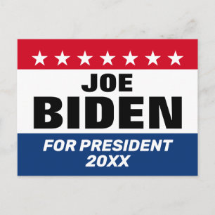 Carte Postale Joe Biden 2024 - Design classique