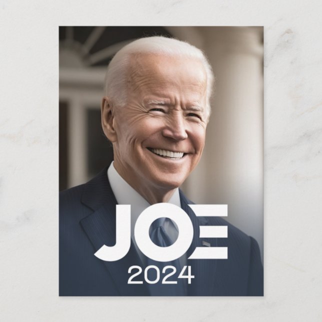 Carte Postale Joe Biden 2024 pour le président Photo (Devant)