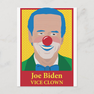 Carte Postale Joe Biden est un clown