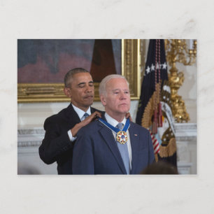 Carte Postale Joe Biden et Barack Obama
