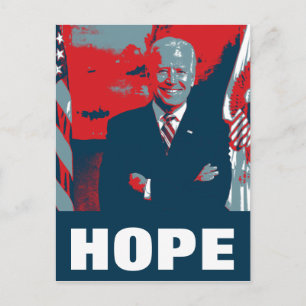 Carte Postale Joe Biden Hope