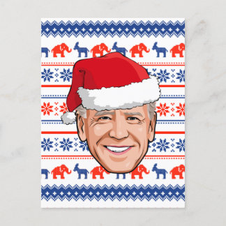 Carte Postale Joe Biden Noël