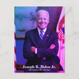 Carte Postale Joe Biden, sénateur des États-Unis, VP, 46e POTUS