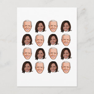 Carte Postale Joe et Kamala Motif