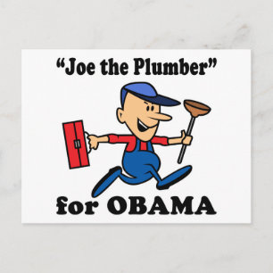 Carte Postale Joe le Plombier pour Obama