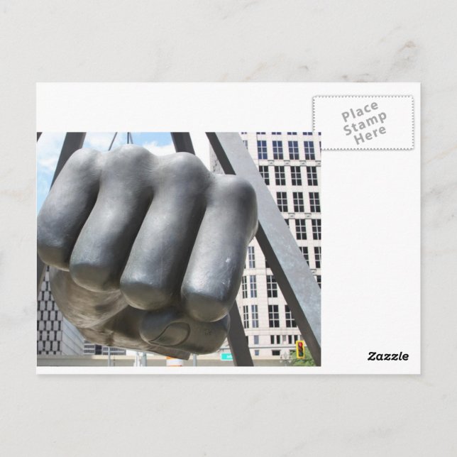Carte Postale Joe Louis Fist (Dos)