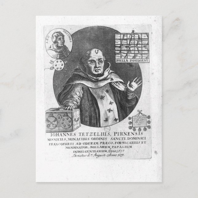 Carte Postale Johann Tetzel (Devant)