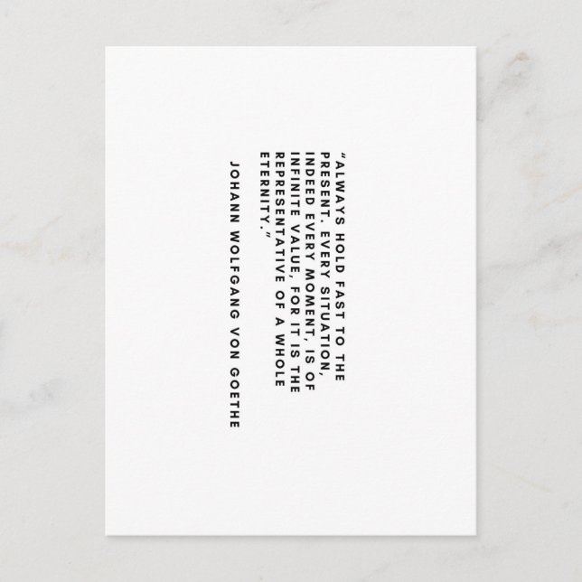 Carte postale Johann Wolfgang Von Goethe (Devant)