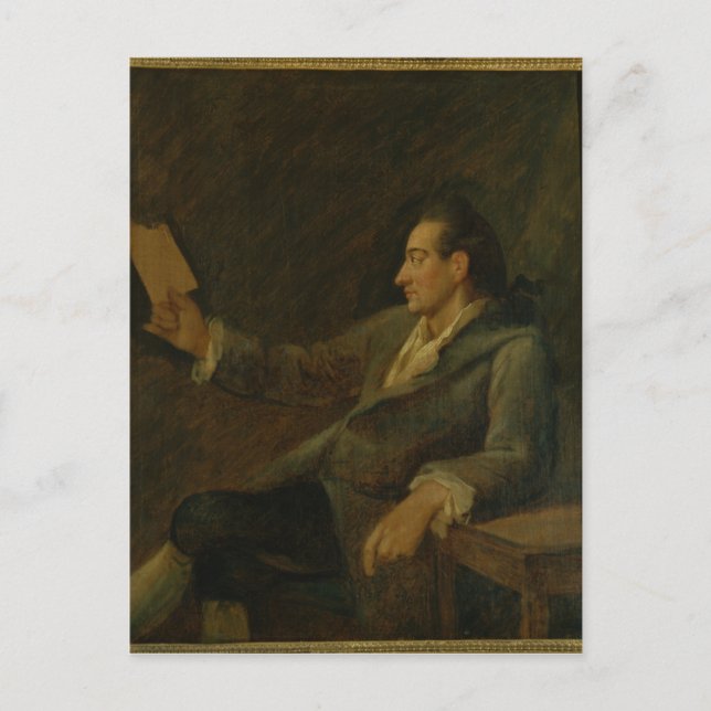 Carte Postale Johann Wolfgang von Goethe, 1775 (Devant)