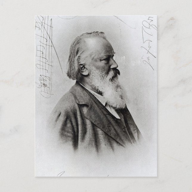 Carte Postale Johannes Brahms (Devant)