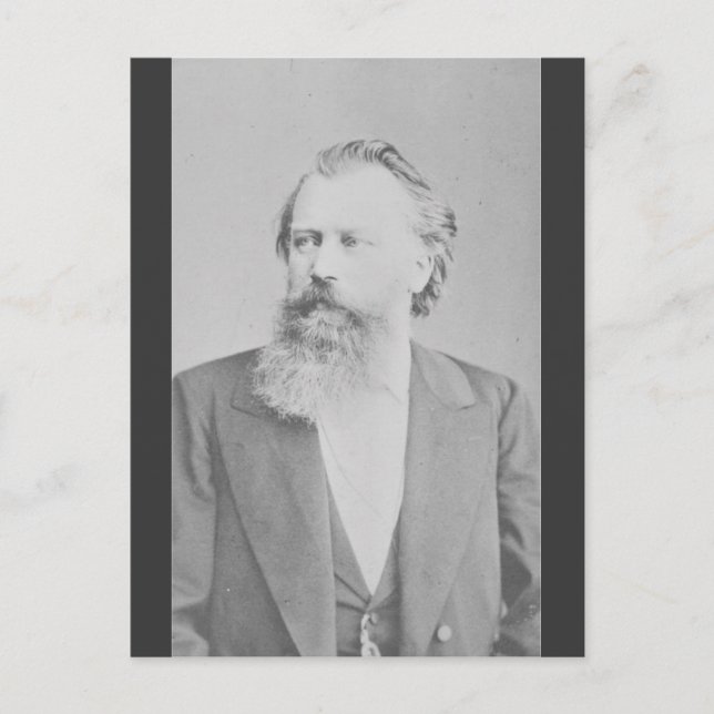 Carte Postale Johannes Brahms (Devant)