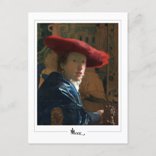 Carte Postale Johannes Vermeer #12 - Art