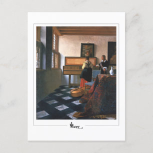 Carte Postale Johannes Vermeer #20 - Art