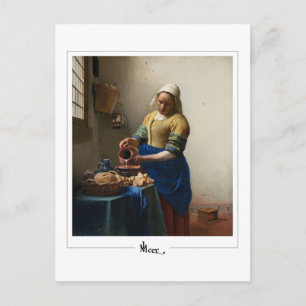 Carte Postale Johannes Vermeer #2 - Beaux-arts