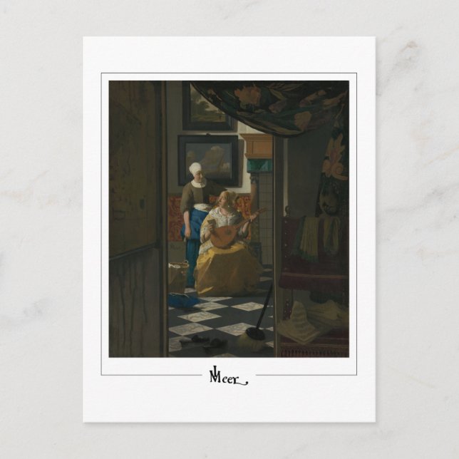 Carte Postale Johannes Vermeer #32 - Beaux-arts (Devant)
