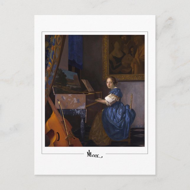 Carte Postale Johannes Vermeer #34 - Art (Devant)