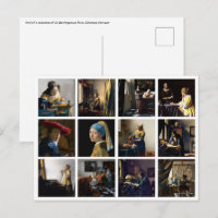 Johannes Vermeer - Grille des chefs-d'oeuvre