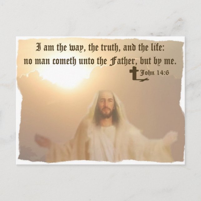 Carte Postale John 14:6 (Devant)