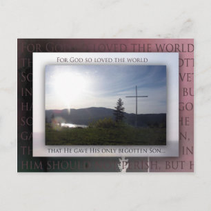 Carte Postale John 3:16
