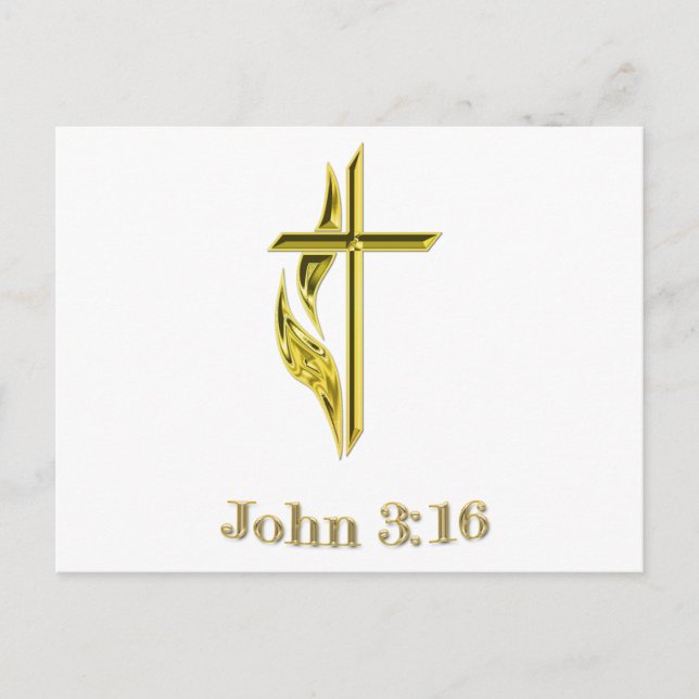 Carte Postale John 3:16 cadeaux (Devant)