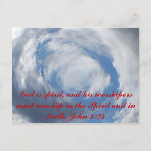 Carte Postale John 4:24