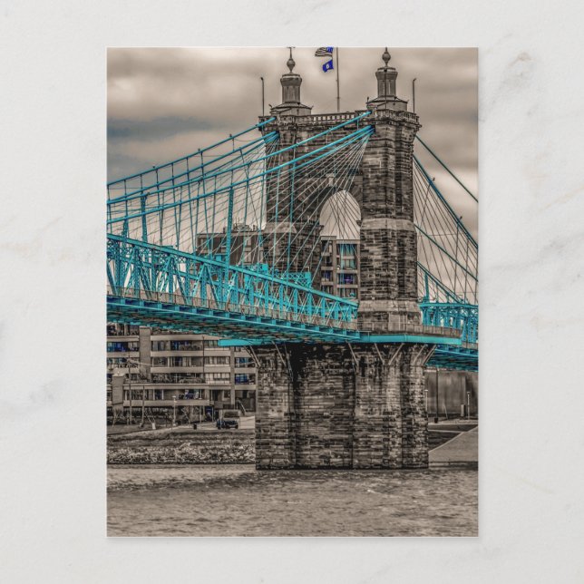 Carte Postale John A Roebling Suspension Bridge 2 (Devant)