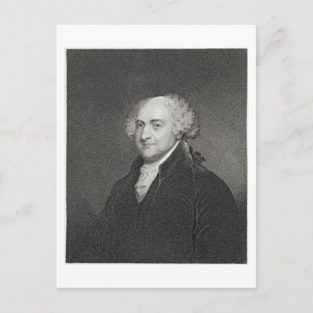 Carte Postale John Adams, gravé par James Barton Longacre (179 (Devant)