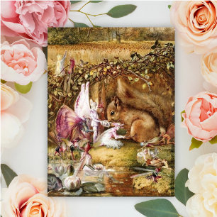 Carte Postale John Anster Fitzgerald - L'Écureuil Blessé