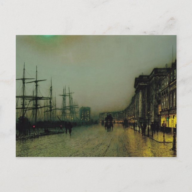 Carte Postale John Atkinson Grimshaw - Canny Glasgow (Devant)