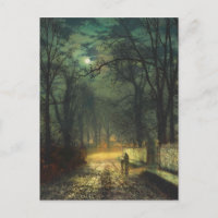 John Atkinson Grimshaw Une voie lune 1874