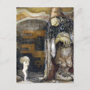 Carte Postale John Bauer Troll