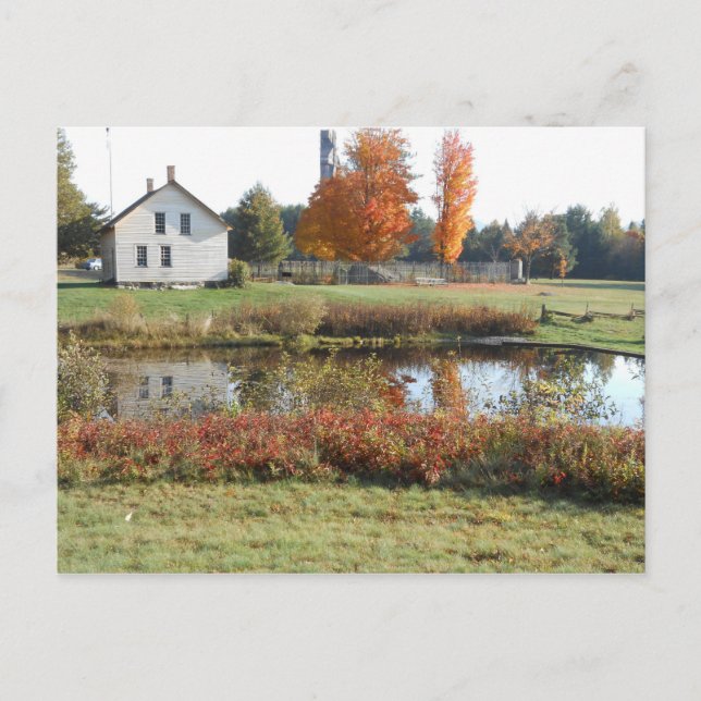 Carte Postale John Brown Farm Historique Adirondack Automne Grèv (Devant)