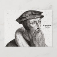 Carte postale - John Calvin "Cette carte postale m