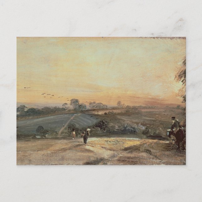 Carte Postale John Constable | Autumnal Sunset (Devant)